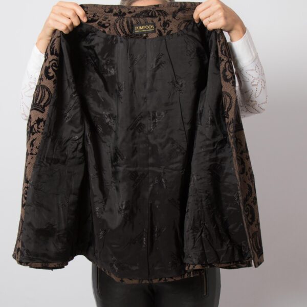 RARE Pompoos Jacquard Velvet Blazer - Image 9