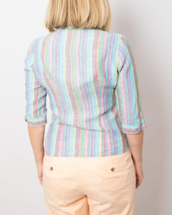 Vintage Nara Camicie Striped Shirt - Image 4