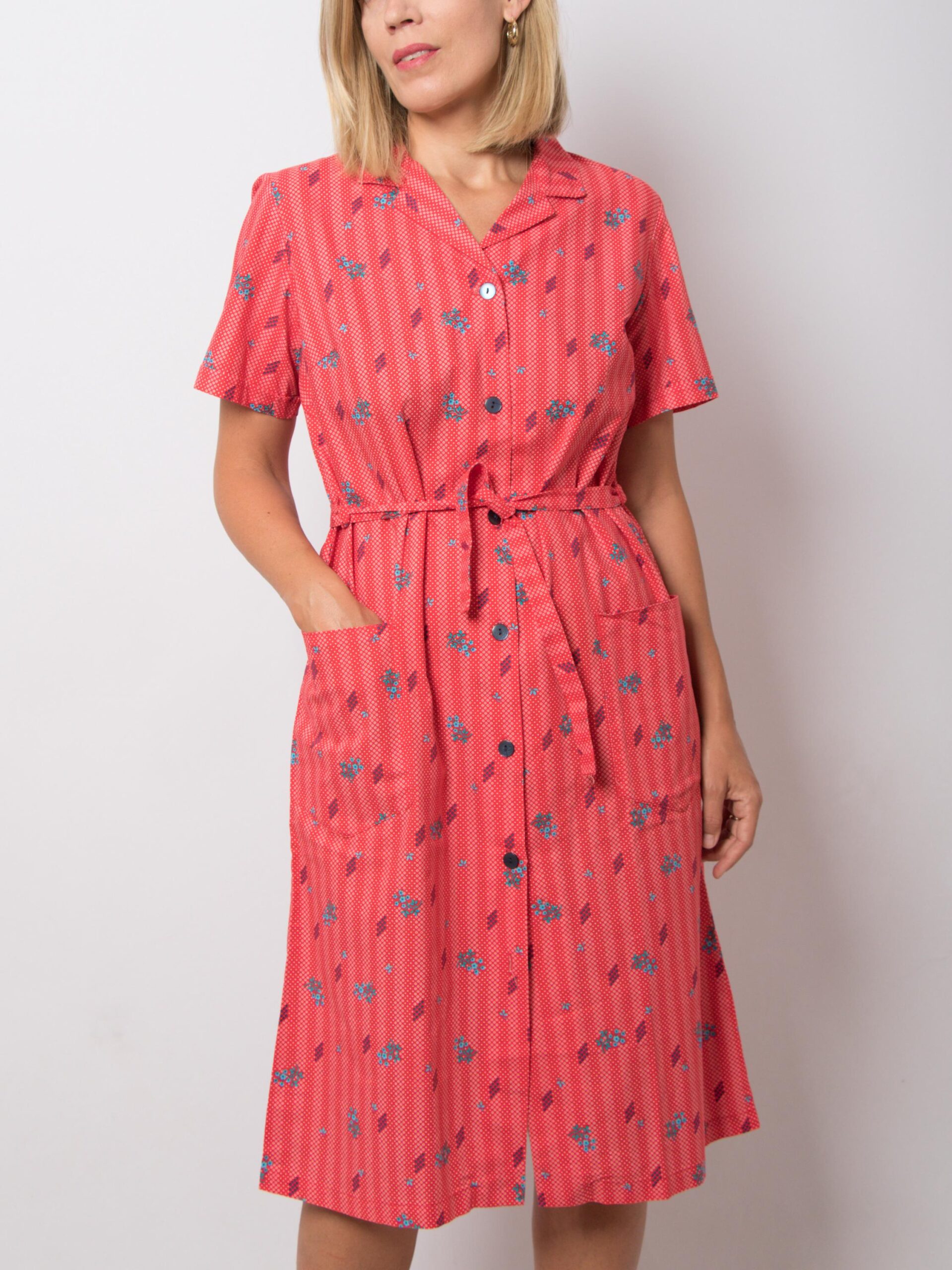 Vintage Floral House Dress Vintage Floral House Dress - Image 2