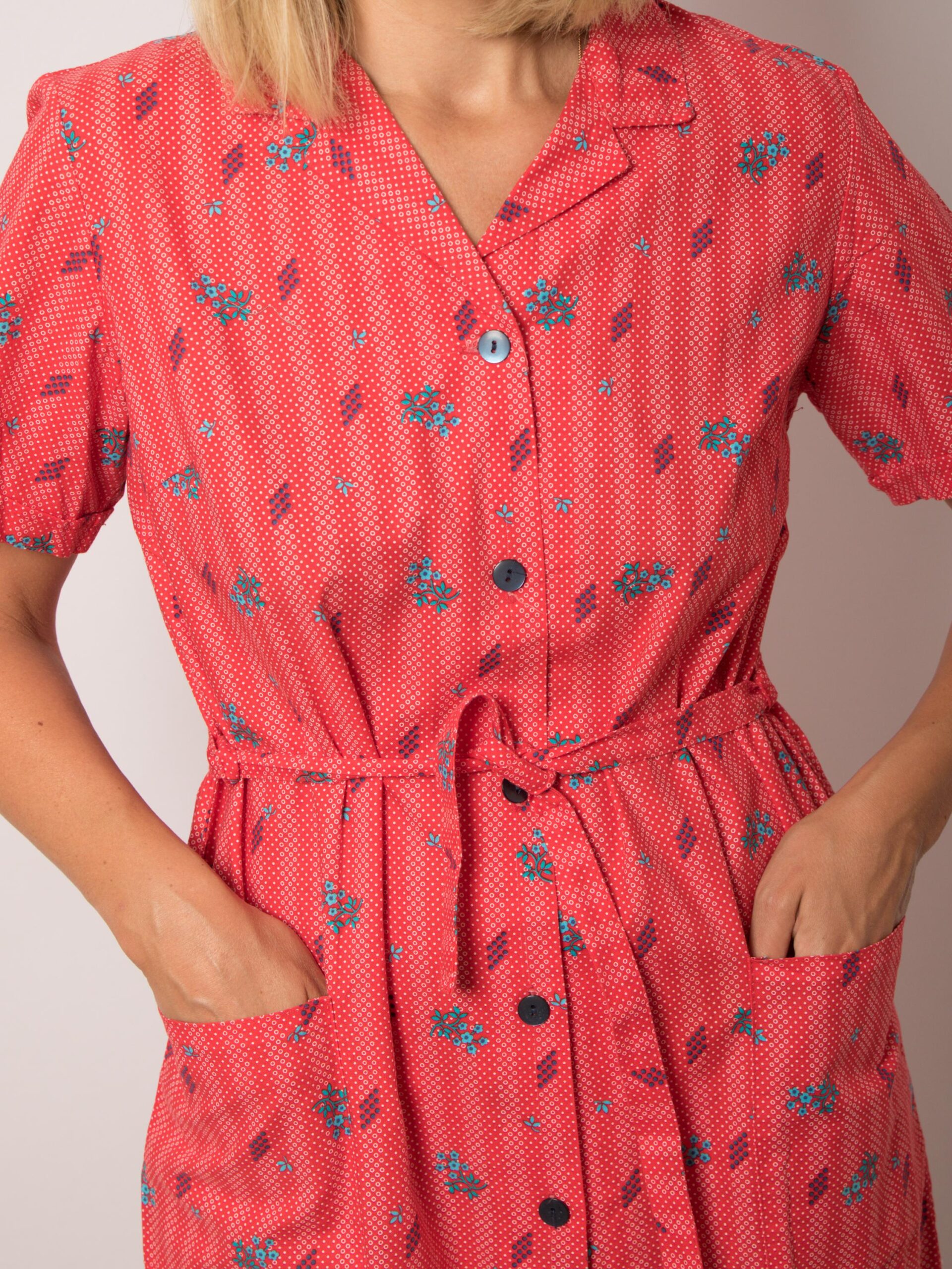 Vintage Floral House Dress Vintage Floral House Dress - Image 3