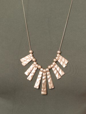 Romantic BIB Golden Bar Necklace
