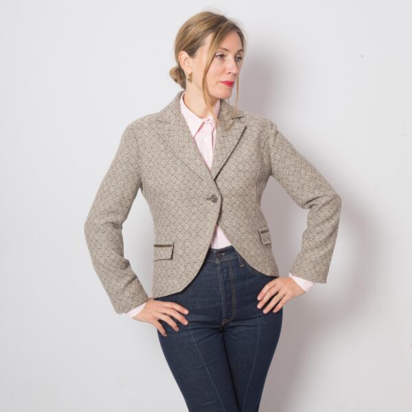 Vintage SETFANEL Cropped Wool Blazer