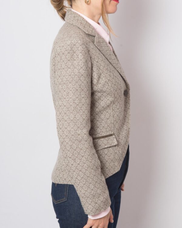 Vintage SETFANEL Cropped Wool Blazer - Image 7