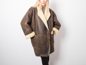 Vintage Shearling Jacket Oversized