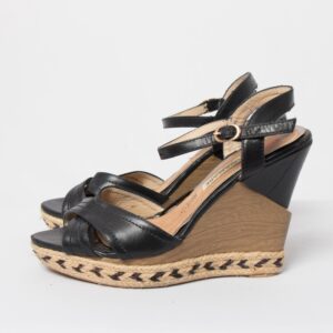 Vintage Maria Mare Leather Wedge Heels