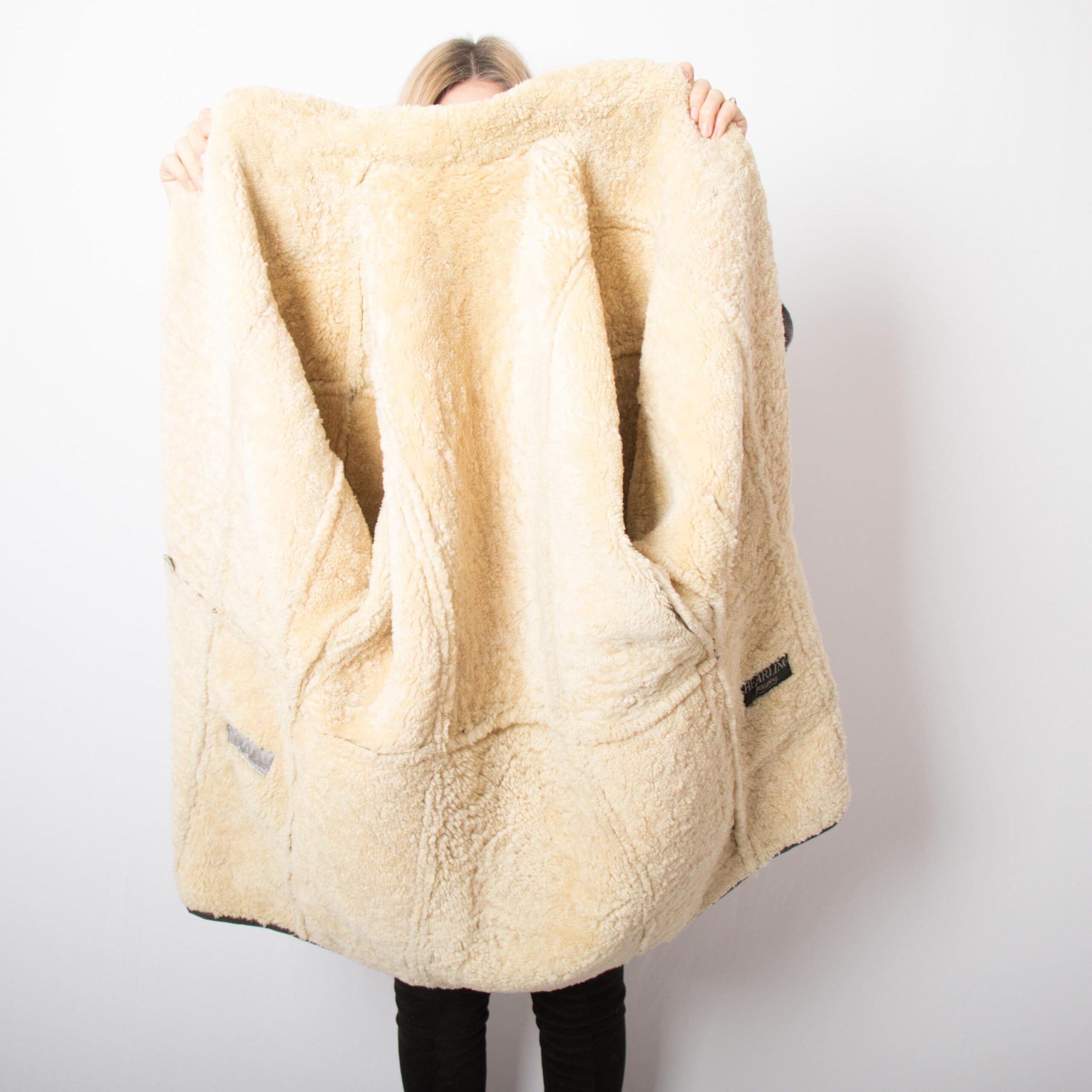 Vintage Shearling Jacket Oversized Vintage Shearling Jacket Oversized - Image 6