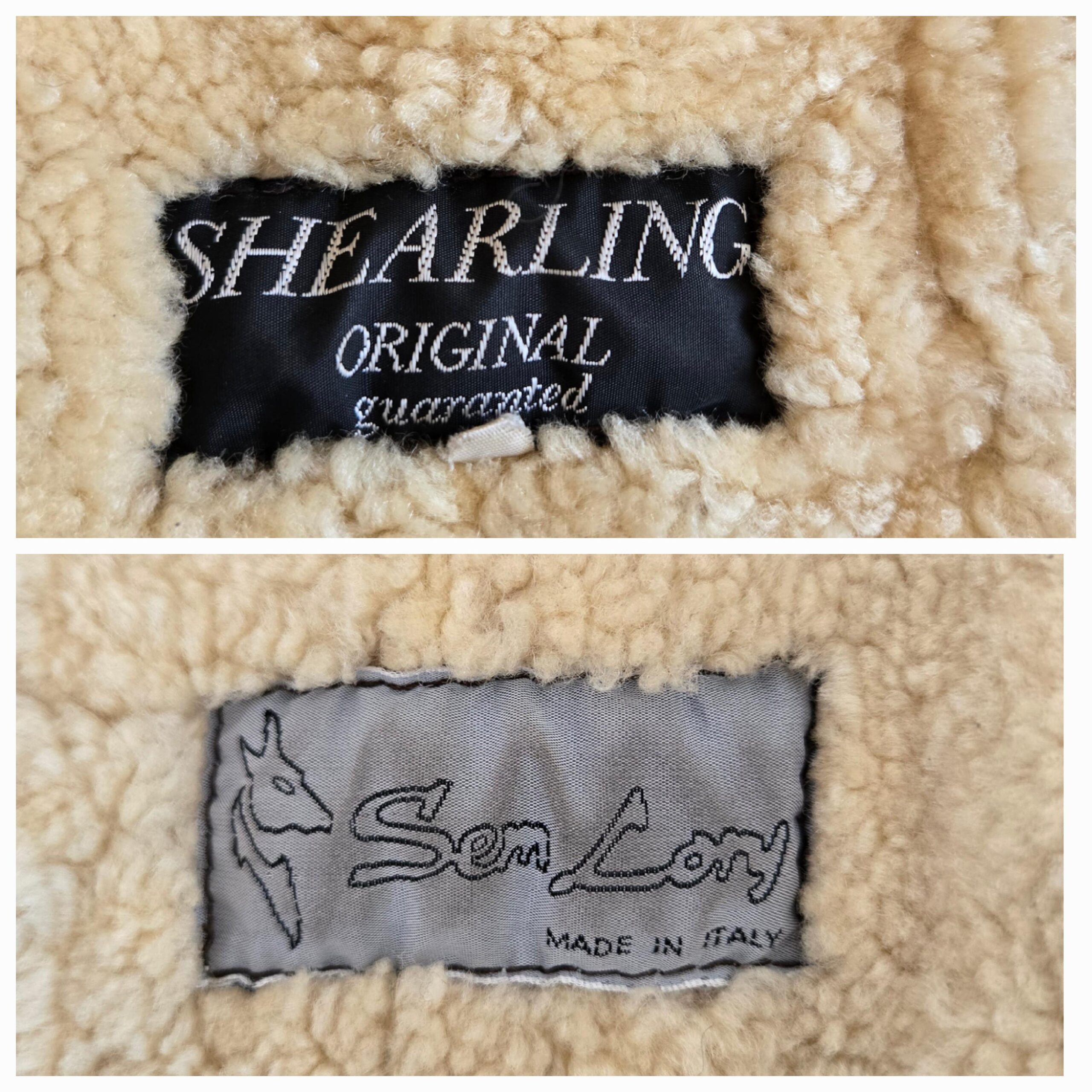 Vintage Shearling Jacket Oversized Vintage Shearling Jacket Oversized - Image 7