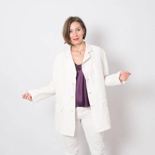 MISSONI Sport White Linen Blazer - Image 2