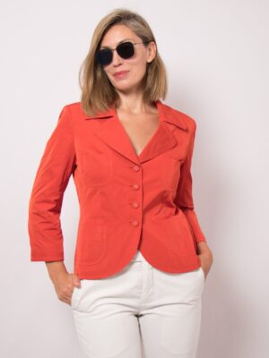 Vintage Tailored Tomato Red Blazer