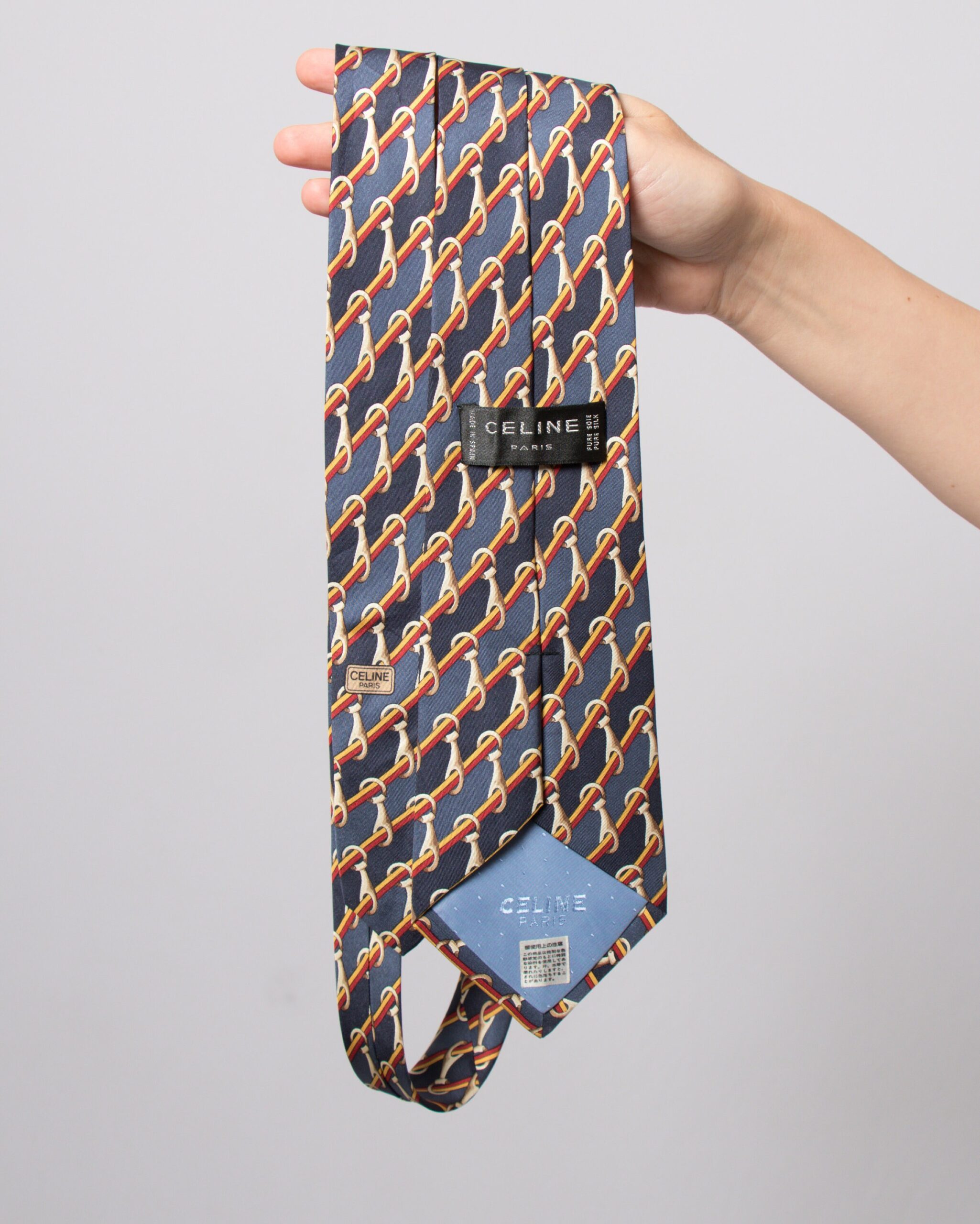 Vintage CELINE Paris Silk Tie Vintage CELINE Paris Silk Tie - Image 3