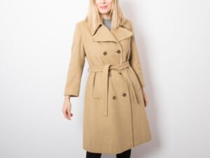 70s Belted Wool Coat EMMANUELLE