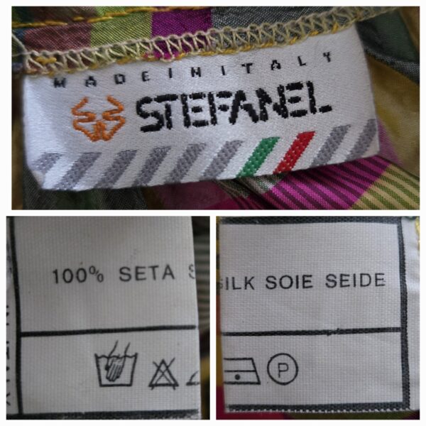 Stefanel 90s Plaid Skirt - Image 10