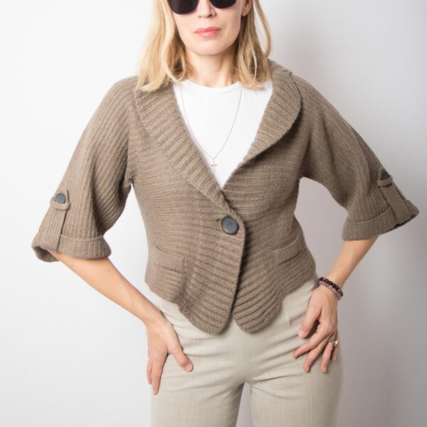 Vintage MARC CAIN Alpaca Cardigan - Image 3