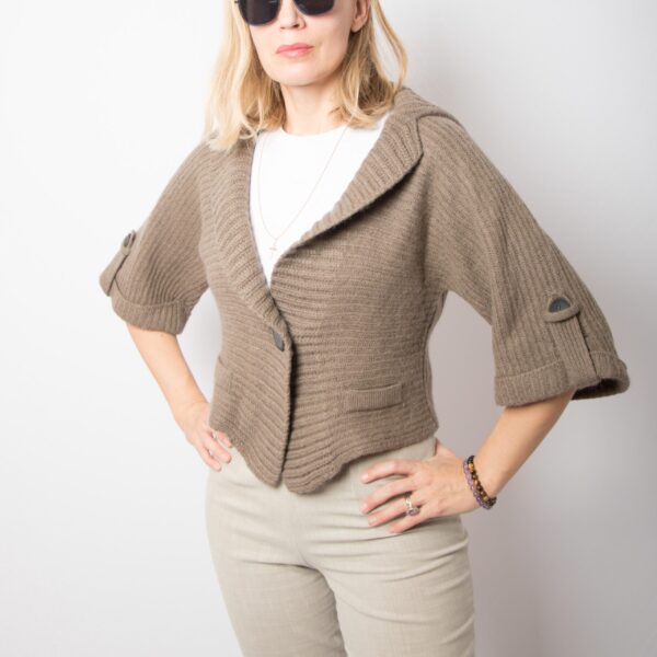 Vintage MARC CAIN Alpaca Cardigan - Image 4