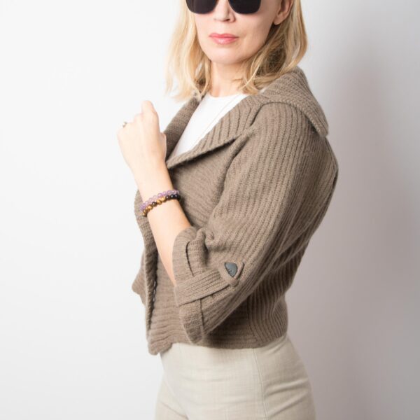 Vintage MARC CAIN Alpaca Cardigan - Image 5