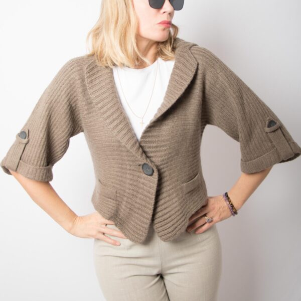Vintage MARC CAIN Alpaca Cardigan - Image 9