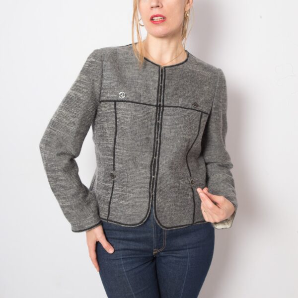Vintage CAROLINA HERRERA Mohair Blazer