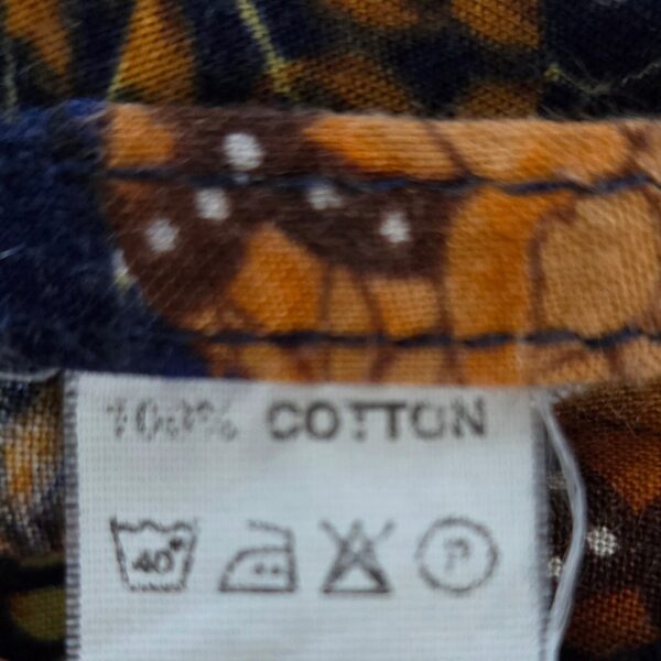 Vintage Cotton Wrap Skirt - Image 8