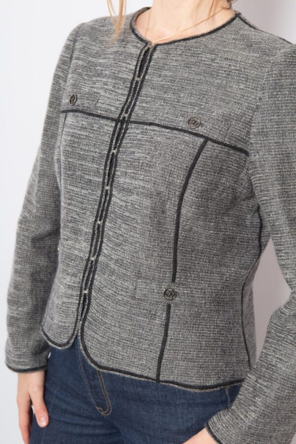 Vintage CAROLINA HERRERA Mohair Blazer - Image 5