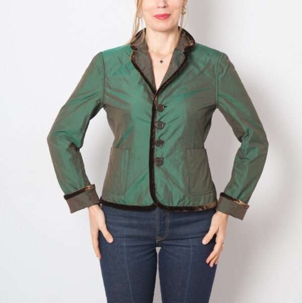 ALBERTO ASPESI Reversible Silk Blazer