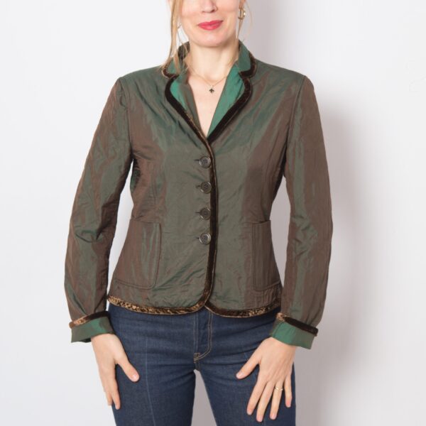 ALBERTO ASPESI Reversible Silk Blazer - Image 6