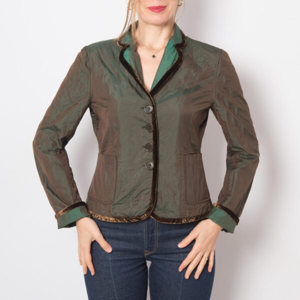 ALBERTO ASPESI Reversible Silk Blazer - Image 7