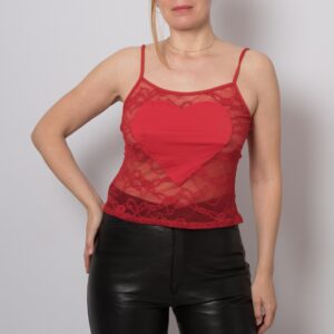 RARE Sheer Lace Cami Top