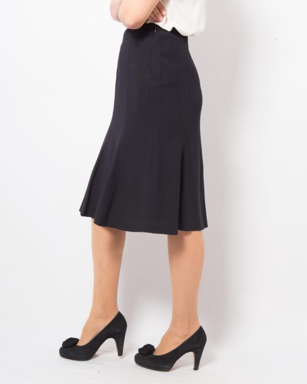 MAX MARA Wool Panel Skirt - Image 5