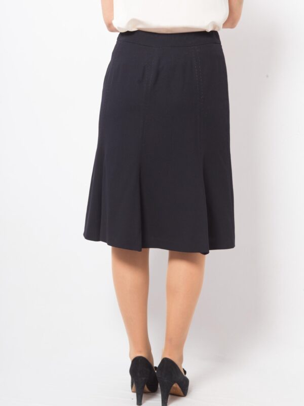 MAX MARA Wool Panel Skirt - Image 6