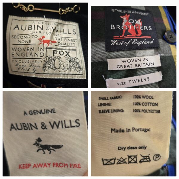 Aubin Wills Vintage Wool Blazer - Image 9