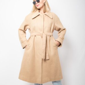 Vintage Wool Trench Coat