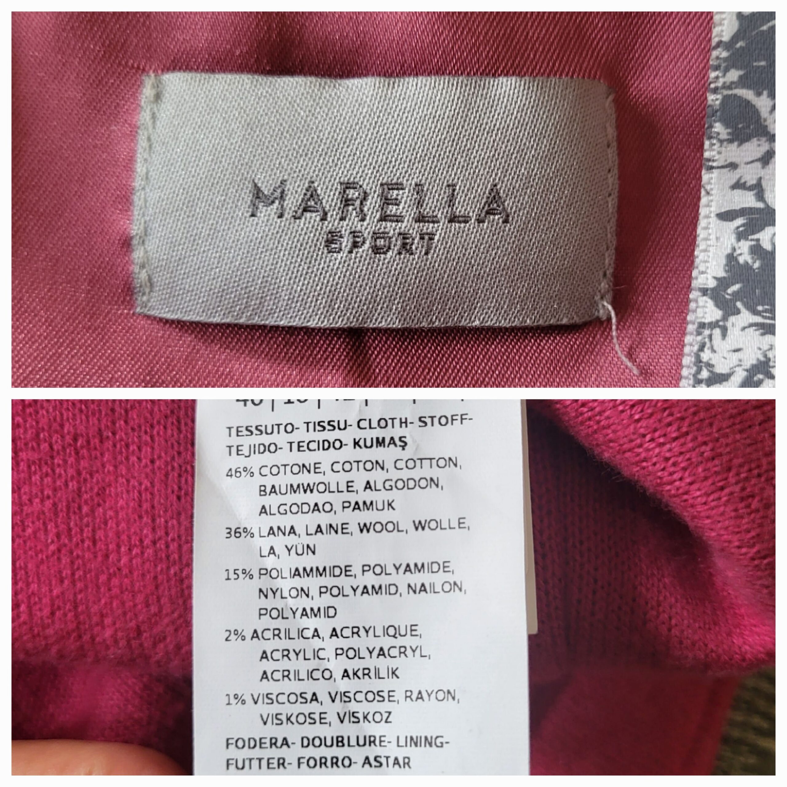 Marella Pink Wool Blazer Marella Pink Wool Blazer - Image 7