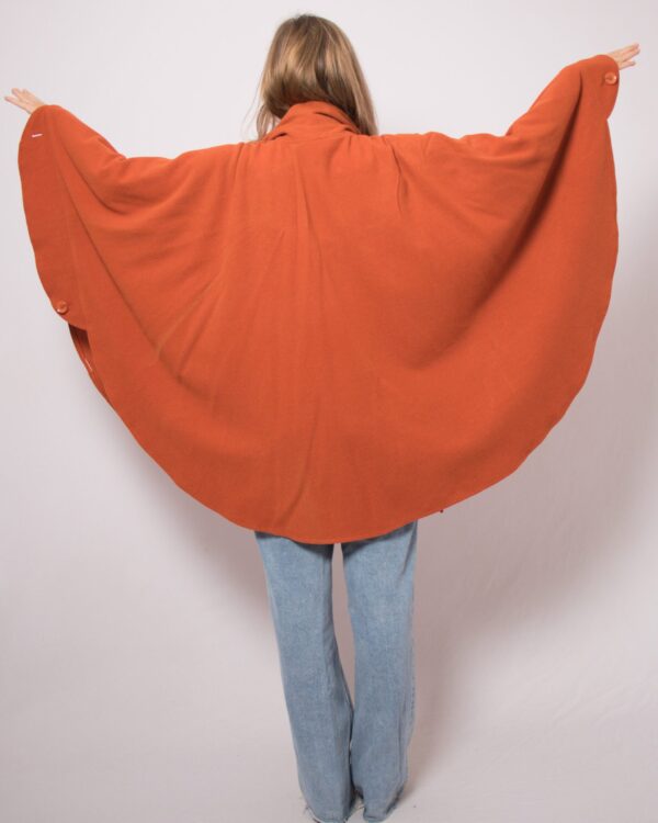Vintage Cape Coat with Scarf - Image 3