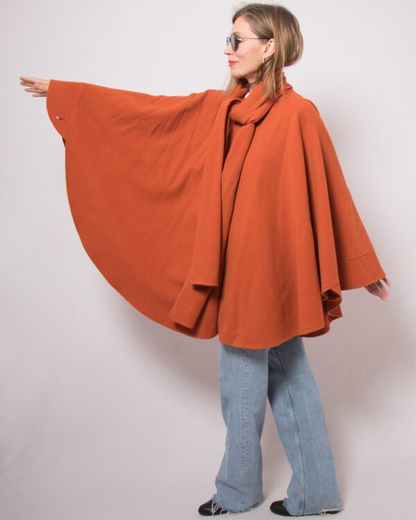 Vintage Cape Coat with Scarf - Image 6