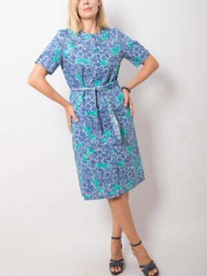 Vintage Floral House Dress