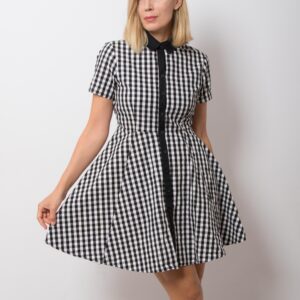 Mini Pleated Plaid Dress