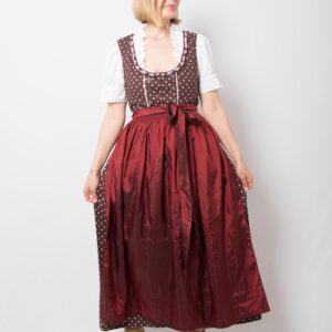 Vintage Long Dirndl Dress