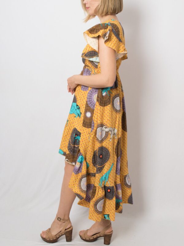 Statement African High Low Dress - Image 5