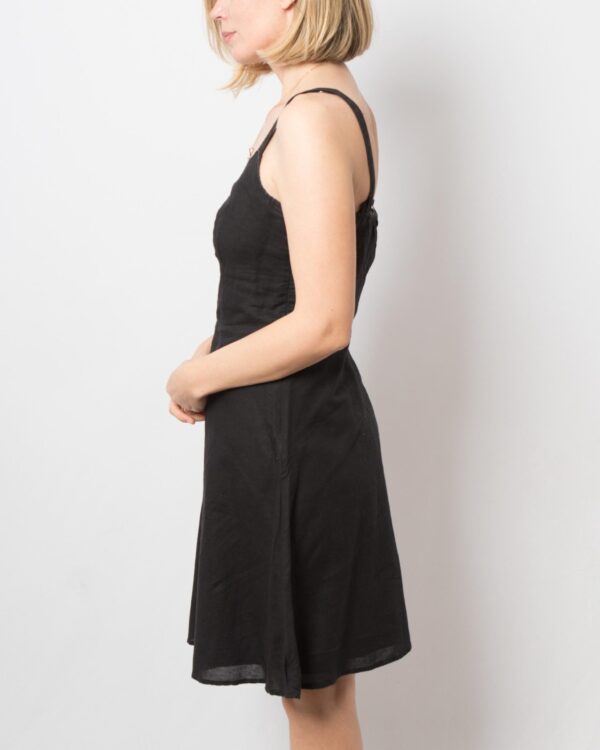 90s Slip Dress Black - Image 3