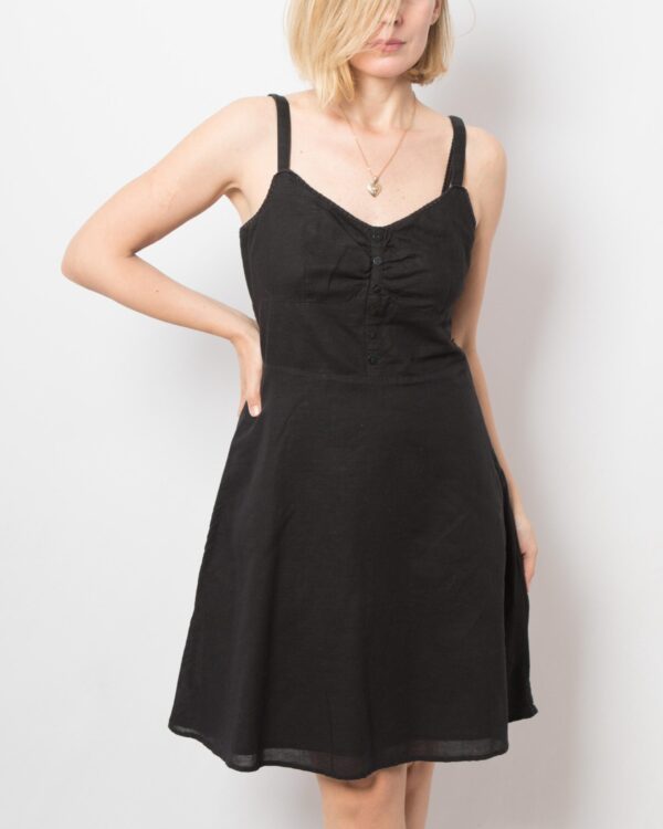 90s Slip Dress Black - Image 6