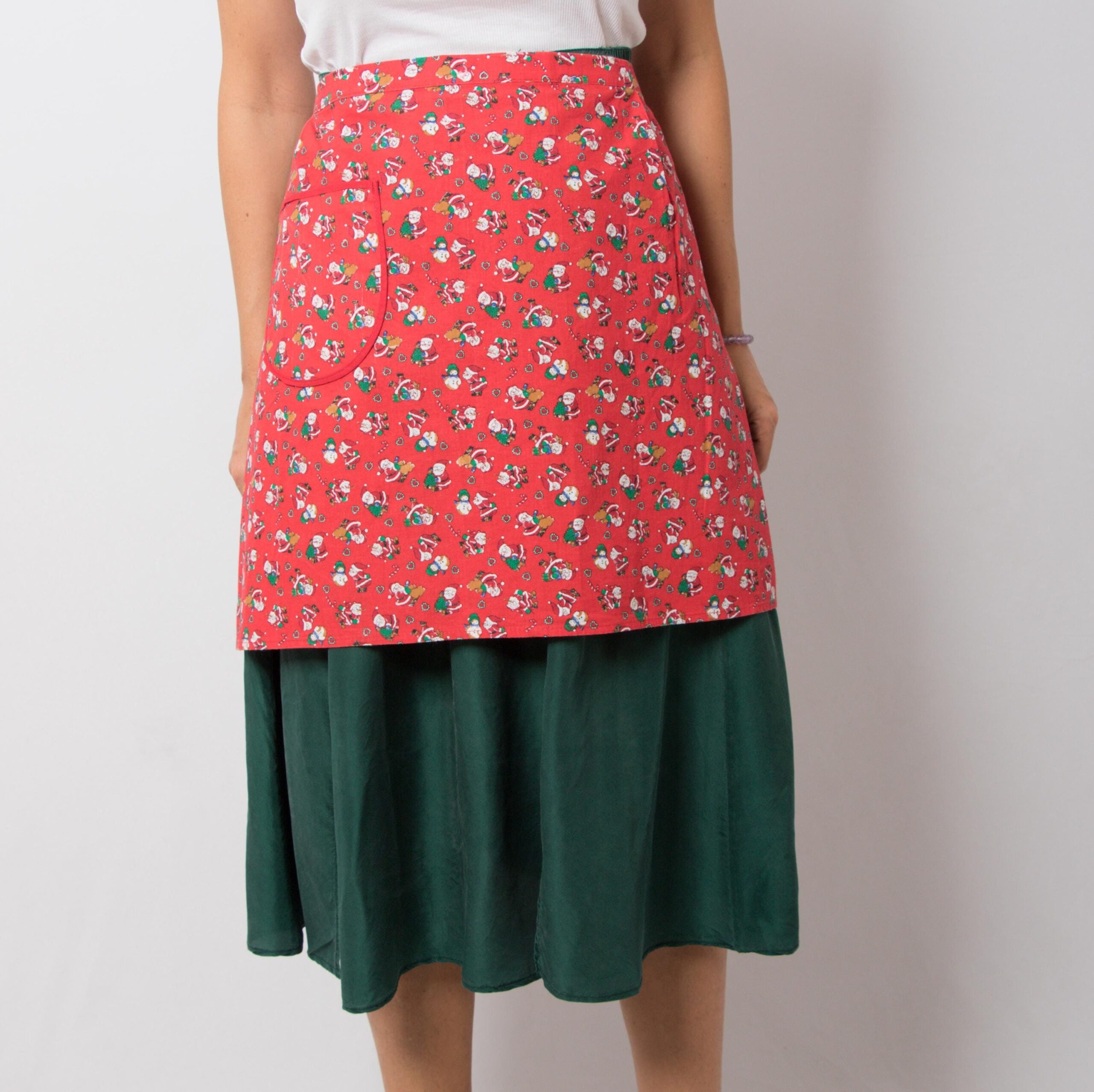 Vintage Waist Apron Christmas Vintage Waist Apron Christmas