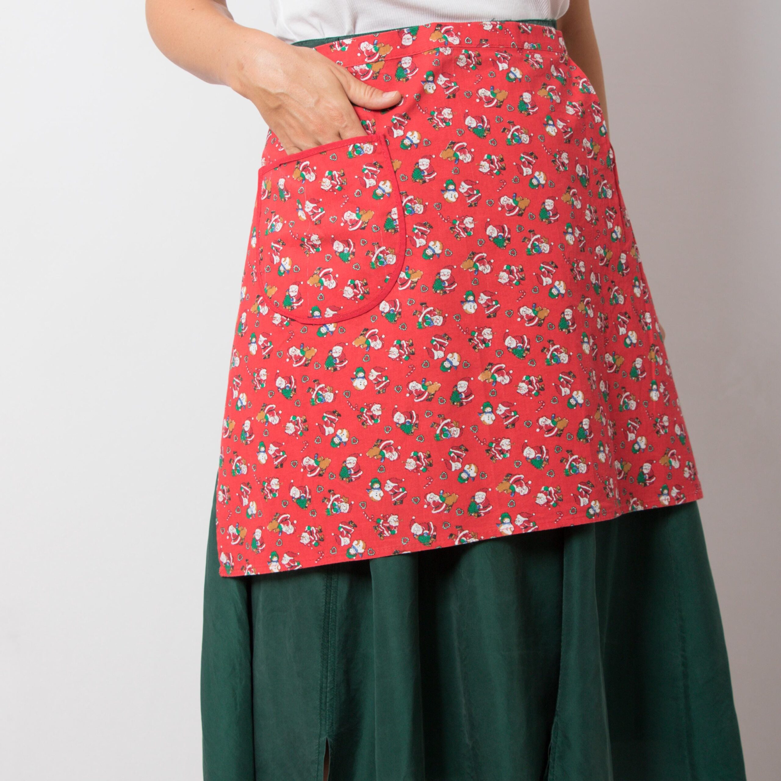 Vintage Waist Apron Christmas Vintage Waist Apron Christmas - Image 2