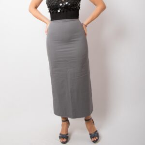 Max Co Long Skirt Cotton Straight