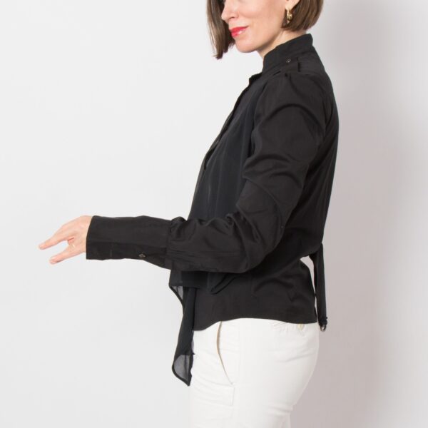 RICHMOND Black Blouse - Image 2