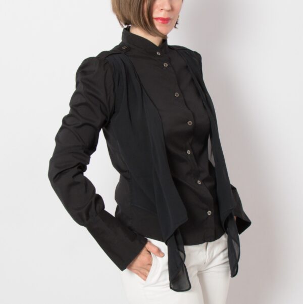 RICHMOND Black Blouse - Image 4
