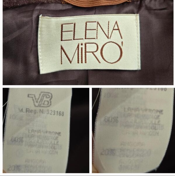Vintage ELENA MIRO Angora Swing Coat - Image 8