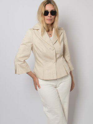 Vintage Laura Ashley Beige Blazer