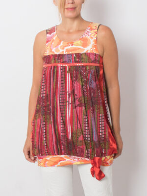 Desigual Bubble Hem Tunic Top