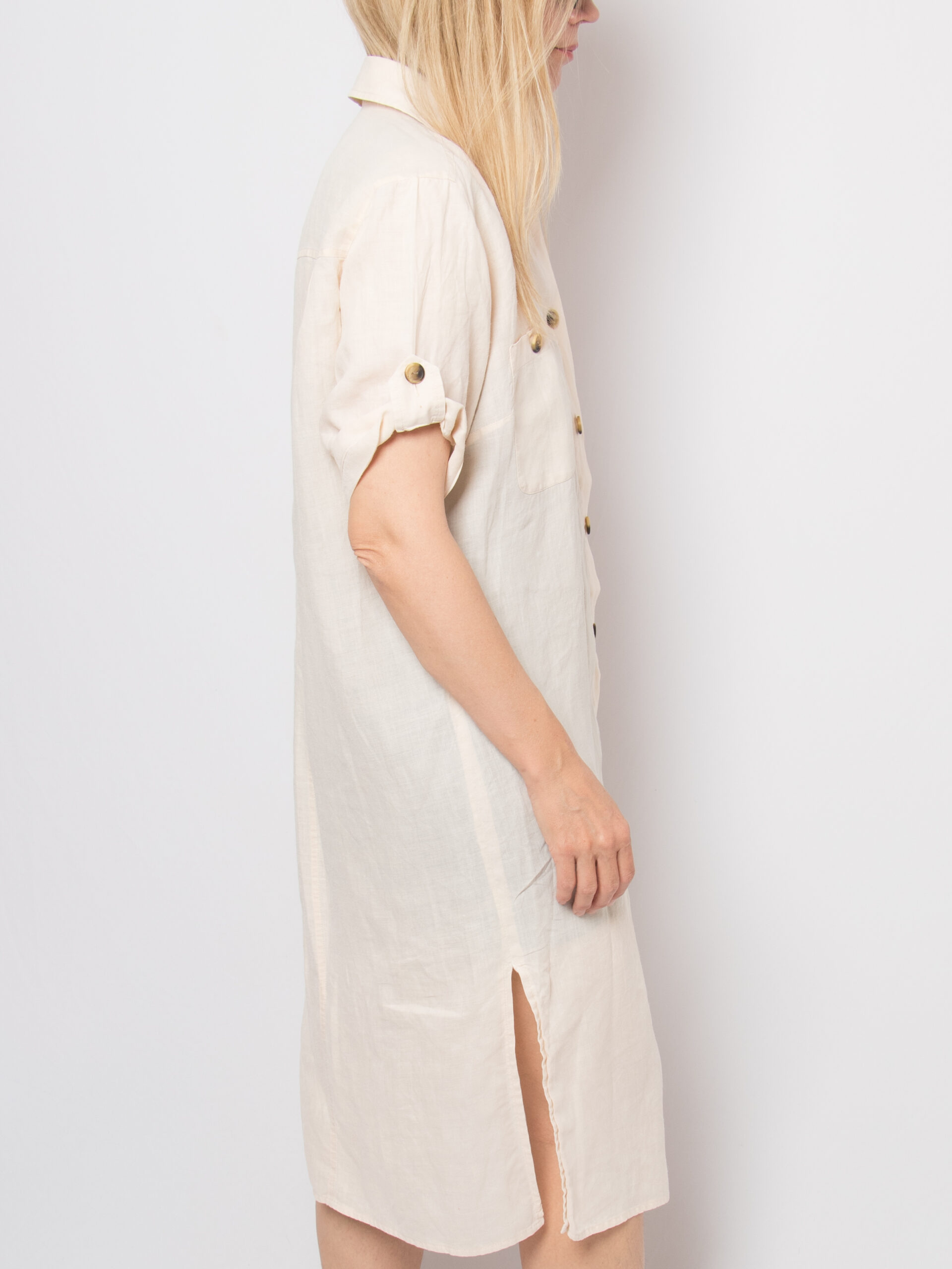 Vintage Linen Shirt Dress Vintage Linen Shirt Dress - Image 5