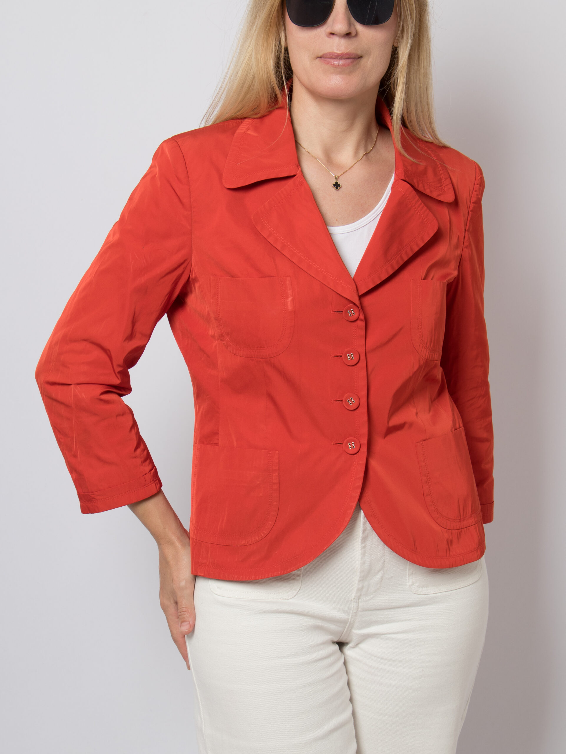 Vintage Rene Lezard Red Blazer Vintage Rene Lezard Red Blazer